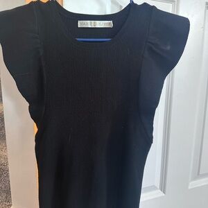 Marie Oliver Black Short Sleeve Tee